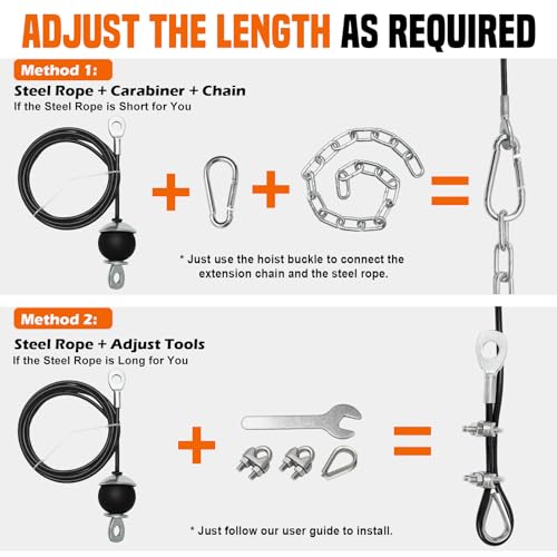 Weight Cable Pulley System Gym, Upgraded Cable Pulley Attachments for LAT Pull Down, Biceps Curl, Tricep, Arm Workouts - Home Gym Add On Equipment - view 4