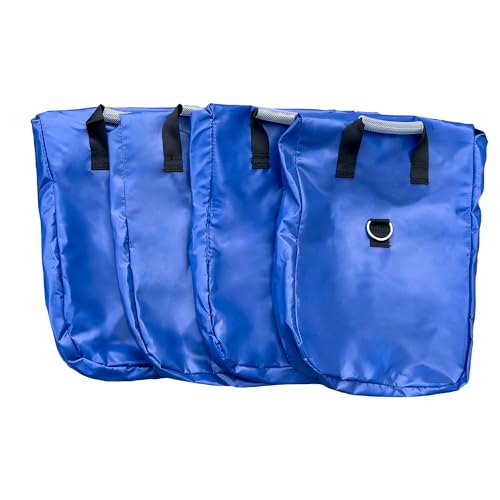 Deluxe Extra Durable Vinyl Sand Bags, Anchor Safety Product for Inflatable Bounce House, Water Slides, Canopies and Tents, Holds 50 Pound Capacity, 4 Pack