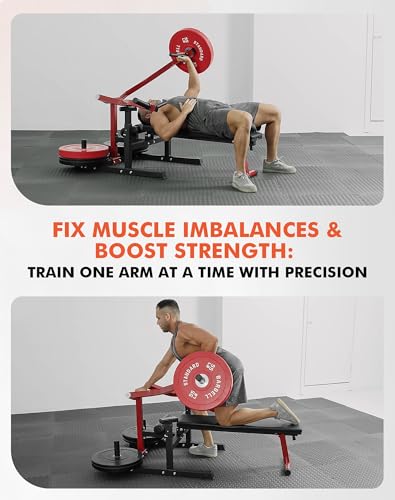 Chest Press Machine, Bench Press Machine with Independent Converging Arms, Adjustable Flat Incline Bench for Chest, AB Workouts, Shoulder Home Gym Equipment - view 4