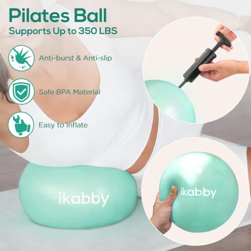 Pilates Kit, Home Pilates Kit with Weights, Pilates Equipment for Home Workout, Pilates Essentials Kit for Women, Yoga Pilates Mat Kit for Beginners, Pilates Set - view 3