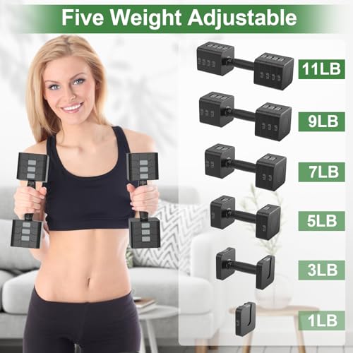 Adjustable Dumbbells Set for Women/Men Home Gym - view 2