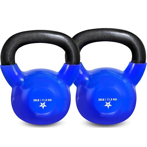 Vinyl Kettlebell, 5–100 Lb Strength Training Kettlebell