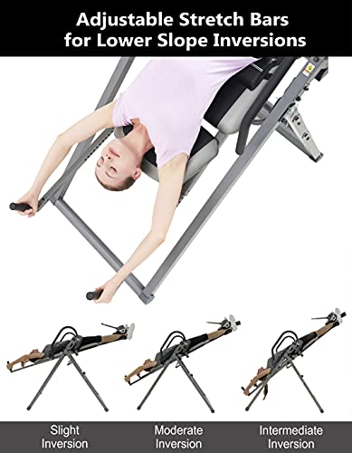 Innova Inversion Table with Stretch Bars for Optimal Slope Inversion and Full Body Stretch - view 3
