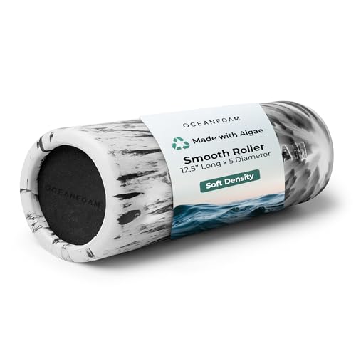 Tsunami Roller - XLarge Soft Density Foam Roller (Black Marbled)