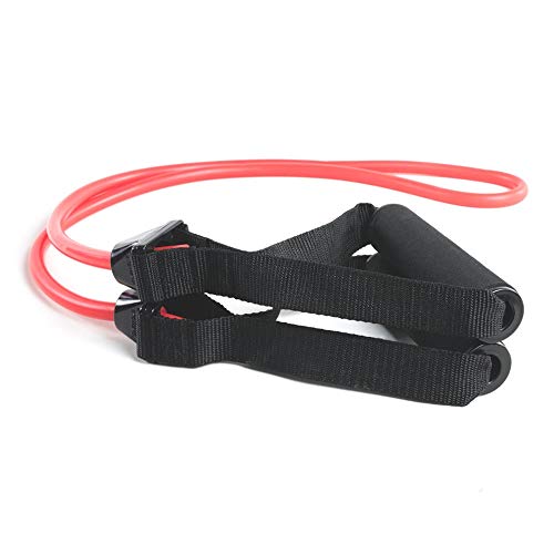 Premium Versa-Tube Plus Double Tube Resistance Bands with Handles 48" Portable Latex Exercise Tubing, 6 Resistance Levels for Strength Training, Physical Therapy, Home Gym & Travel