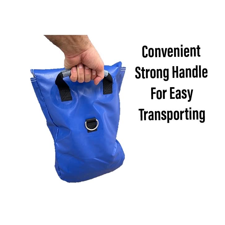 Deluxe Extra Durable Vinyl Sand Bags, Anchor Safety Product for Inflatable Bounce House, Water Slides, Canopies and Tents, Holds 50 Pound Capacity, 4 Pack - view 5