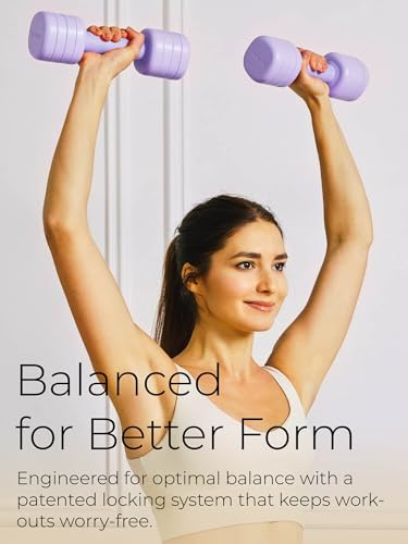 One-Twist Adjustable Dumbbell Set | 2LB 3LB 4LB 5LB Hand Weights for Women - view 3