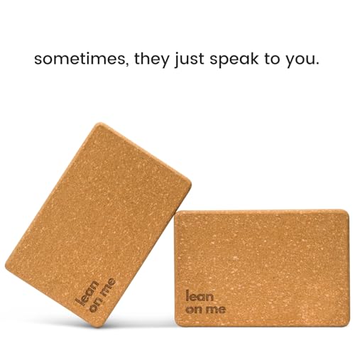 Cork Yoga Blocks 2 Pack – Premium Cork Grain, Highly Stable, Chip Resistant - view 2
