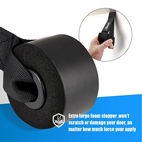 Door Anchor for Resistance Bands, Home-Gym Workout Exercise Attachment for Yoga Strap, Physical Therapy and Closed Loop Bands, Heavy Duty System - view 5