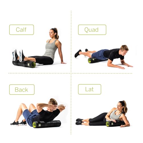 Grid 2.0 Foam Roller for Deep Tissue Massage and Muscle Recovery, 26 Inch Multi-Density EVA with Hollow Core, Supports 500 Pounds, Black - view 4