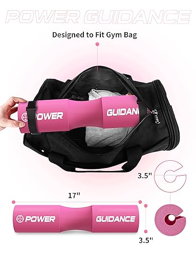 Barbell Squat Pad - Neck & Shoulder Protective Pad - Great for Squats, Lunges, Hip Thrusts, Weight Lifting & More - Fit Standard and Olympic Bars Perfectly - view 6