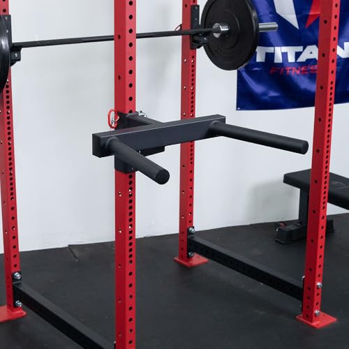 Y-Dip Bar Fits T-3 Series Power Racks, Rack Mounted Dip Attachment, 500 LB Capacity, Dip Bar Station for Tricep Dips, Bodyweight Training, Calisthenics, Squat Rack - view 3