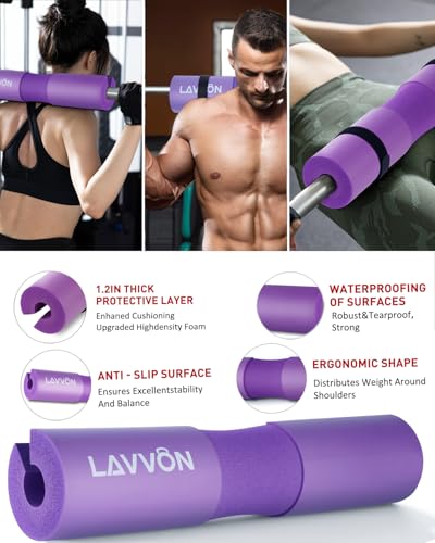 7Pcs-Barbell Pad Set for Hip Thrust -Squat Pad, Weight Lifting Bar Cushion - view 3