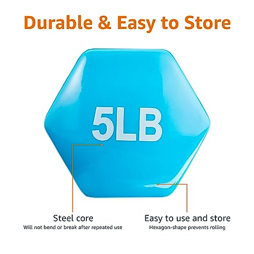 Vinyl Coated Dumbbell Hand Weights - view 3