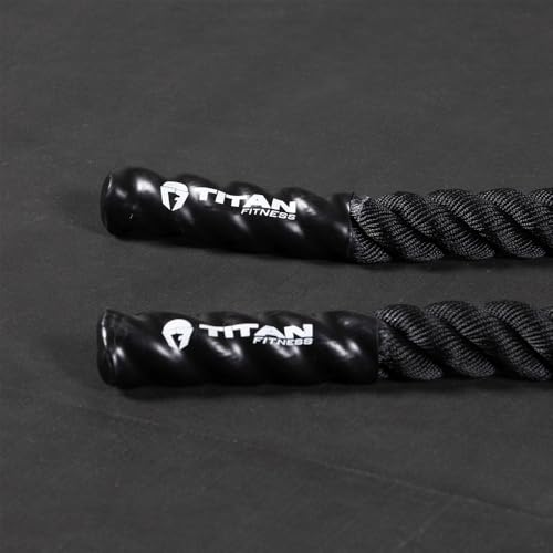 Battle Rope 30ft x 2in, Poly Dacron Heavy Rope for Home Gym Conditioning Workouts, Cross-Train, Strength Training Exercises - view 5