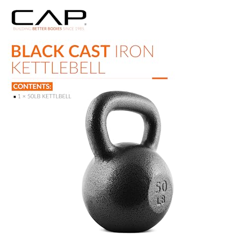 Cast Iron Kettlebell Singles & Sets, Wide Handle, Flat Base - view 2