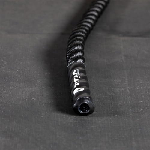 Battle Rope 40ft x 1.5in, Poly Dacron Heavy Rope for Home Gym Conditioning Workouts, Cross-Train, Strength Training Exercises - view 6