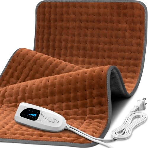 17"x33" Heating Pad for Back Pain Relief, Extra Large Electric Heat Pads