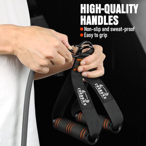 Resistance Bands with Handles, 175lb Exercise Bands for Working Out - view 6