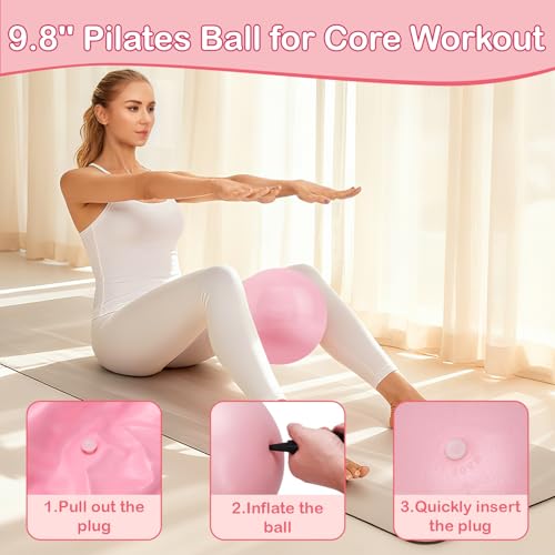 Pilates Kit for Women, Pilates Equipment Ring and Ball Set - view 4