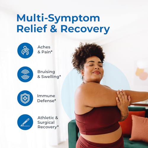 Arnica and Bromelain Blister Packs Bundle | for Post Surgery and Muscle Recovery | Bruise Relief | Plant Based Natural Formulas | 2 Product Bundle for Healing Support | 5 Day Supply - view 2