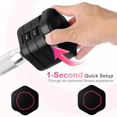 Adjustable Dumbbell Set of 2, Total 20 LB Pair (4,6,8,10 LB) - view 2