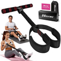 Multifunction Pedal Resistance Band with Handle, 50LBS Foot Pedal Resistance Bands for Core/ABS, Arm, Waist, Abdomen, Leg Workout, Portable Sit Up Exercise Equipment for Women