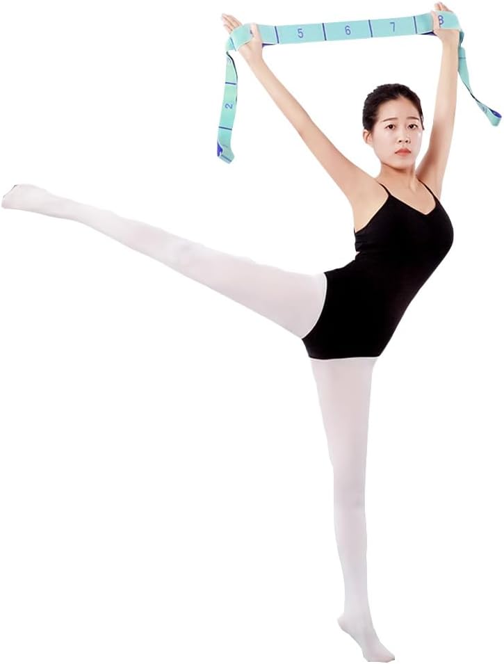 11 Loops Stretch band - Yoga, Pilates, Ballet, and Physical Therapy Stretching strap for Flexibility, Leg Stretching, and Exercise - Durable Stretching equipment for Dance and Fitness - view 6