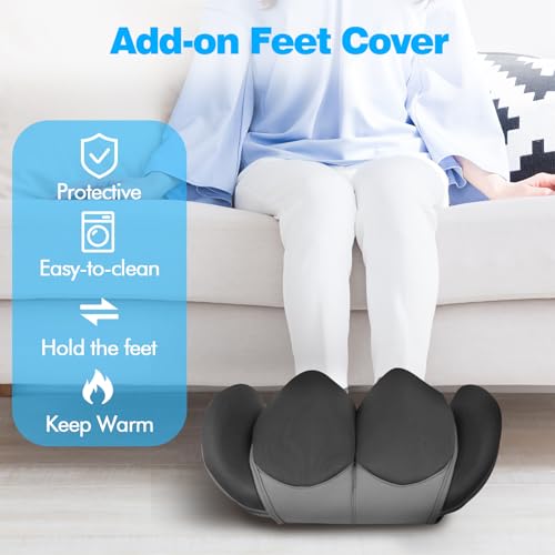 Electric Massager with Heat, Vibrating Massage Machine for Plantar Fasciitis and Neuropathy, Vibration Massagers for Muscle Tension and Blood Circulation, also Ideal for Calf Thigh Waist Arm - view 5