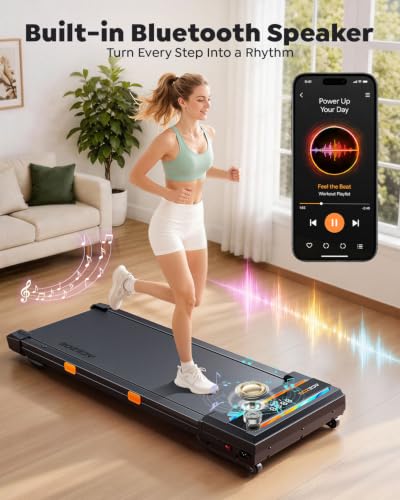 Walking Pad Treadmill with 15% Auto Incline, Under Desk Treadmill for Home - view 5