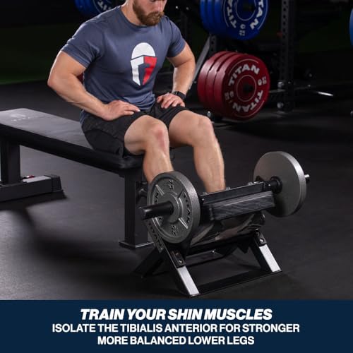 Plate-Loaded Tibia Dorsi Calf Machine, Rated 200 LB, Fits Olympic-Sized Change Plates, Flexion Lower Body Training Calf Raise Machine, Leg Day Essential Tibia Isolation - view 5