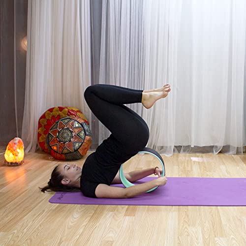 Yoga wheel, European brand, improve your flexibility and endurance, 30 x 13 cm, non-slip, multifunctional, easy to wipe clean - view 5