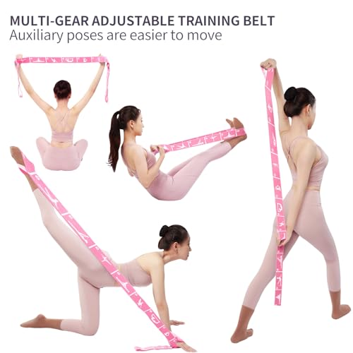 Yoga Blocks 2 Pack with Elastic Stretch Band & Bag – High Density Foam Yoga Blocks for Stability, Deep Stretching & Balance, 12-Loop Resistance Strap for Yoga, Pilates, Dance & Flexibility Training - view 6