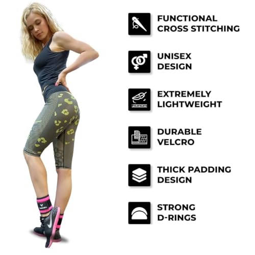 Adjustable Gym Ankle Straps for Cable Machines Women & Men, Glute Kickbacks - view 3