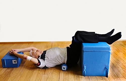 Pain Free-Posture Committed Foam Package (Blocks LARGE & 2 SMALL, Rolls LONG & SHORT, STRAP/Yoga Belt & Prism Glasses Bundle)-Used for All Posture Method Exercises-Back, Shoulder & Neck Pain - view 5