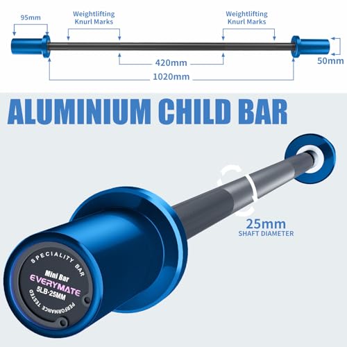 5LB Mini Barbell Bar Beginner Women Kid Barbell Total Body Workout Weighted Bar,for Strength Training, for Youth Children New Weightlifting - view 2