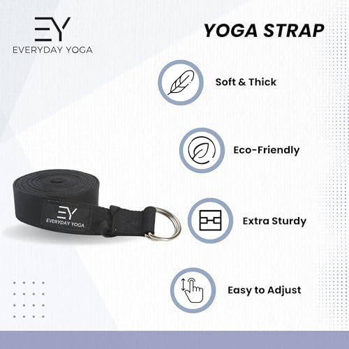 Strap with Metal D-Ring Athletic Stretching, 6ft/8ft/10ft - view 4