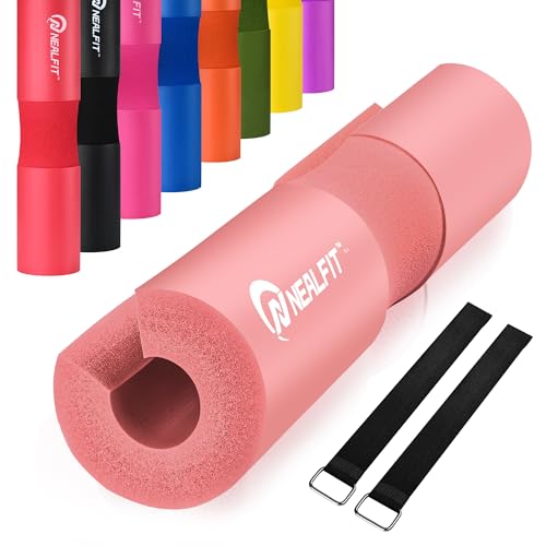 Barbell Pad Squat Pad for Squats—Squat Bar Pad—Great for Weightlifting,Lunges and Hip Thrusts—Foam Sponge Pad—Fit Standard and Olympic Bars Perfectly