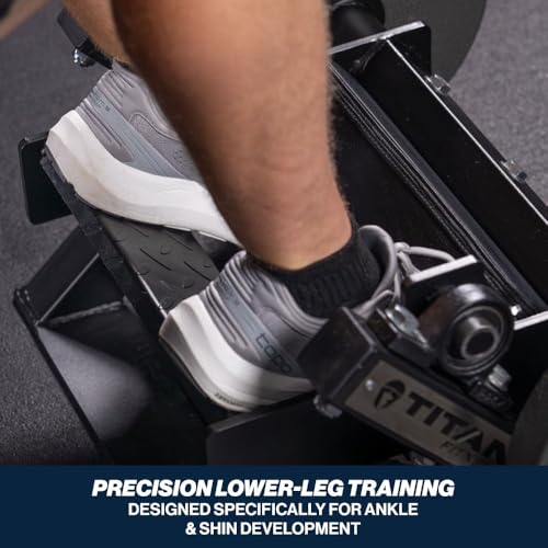 Plate-Loaded Tibia Dorsi Calf Machine, Rated 200 LB, Fits Olympic-Sized Change Plates, Flexion Lower Body Training Calf Raise Machine, Leg Day Essential Tibia Isolation - view 3