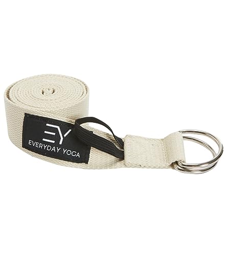 Strap with Metal D-Ring Athletic Stretching, 6ft/8ft/10ft