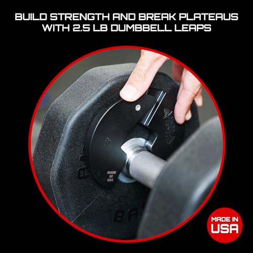 Micro Gainz 1.25LB Dumbbell Fractional Weight Plates, 4-Piece - view 2