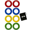 Micro Gainz Calibrated Fractional Weight Plates Set, 8 Piece Olympic Weight Plates Set with Bag, Designed for Olympic Barbells for Strength Training and Micro Loading, Made in USA