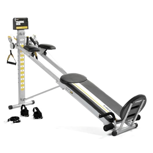 Full Body Workout Machine, FIT Home Exercise Equipment with 12 Resistance Levels - Adjustable and Portable Fitness System for Weight and Muscle Training
