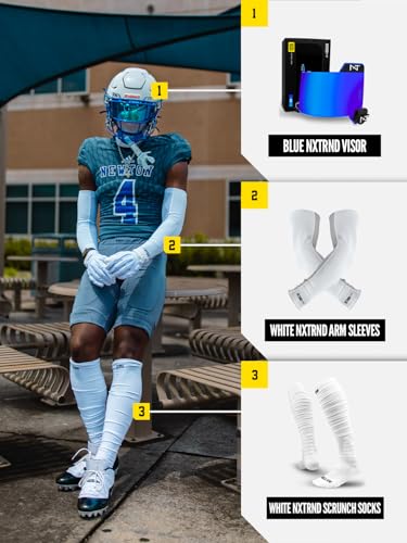 1 Pair Nxtrnd Compression Arm Sleeves for Men, Breathable Football, Basketball, Baseball Accessory, Adult & Kids - view 5