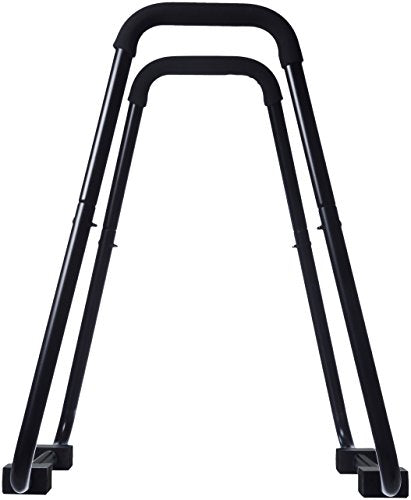 Dip Bar Station, Portable Strength Training Stand for Tricep Dips & Calisthenics, Home Gym, 661 lb Weight Capacity, Black - view 3