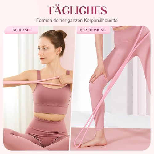 Resistance Bands,2025 New Figure 8 Resistance Bands with Handles for Women Men,Exercise Bands for Working Out,Arm,Back,Fullbody Yoga Pulling Rope,Elastic Stretch Bands - view 4