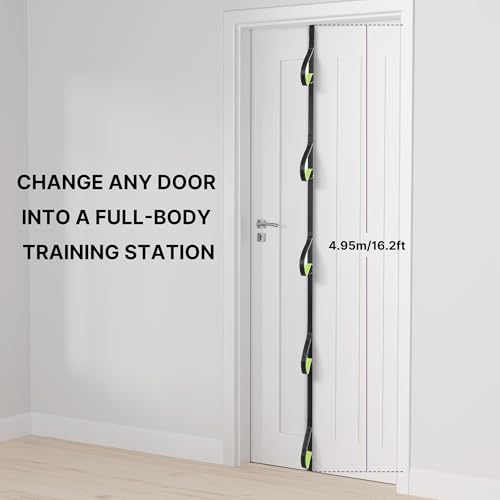 Door Anchor for Resistance Bands, Heavy Duty Padded Door Anchor System Door Hook, Must-Have Workout Exercise Bands Attachment Compatible for Loop Bands, Resistance Tube - view 2