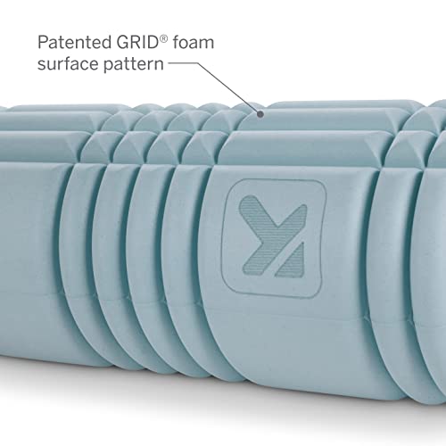 Performance Therapy Grid Patented Multi-Density Foam Massage Roller (80% Recycled) Exercise, Deep Tissue Muscle Recovery - Muscle Pain&Tightness, Improves Circulation (13"), Blue - view 2
