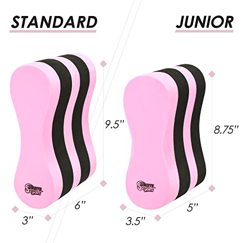EVA 5-Layer Pull Buoy Leg Float - Pool Training Aid, Legs and Hips Support for Adults, Kids, and Beginners, for Swimming Stroke - view 2