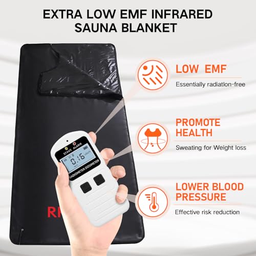 Infrared Sauna Blanket, Portable Dry Sauna Bag, PU Sleeveless-Black - view 3